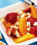 Naranja al licor con frutos rojos