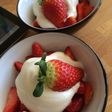 Frutillas con chantilly