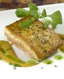 Salmón con miel