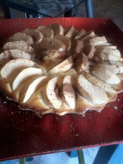 Una foto de Tarta de manzana con queso
