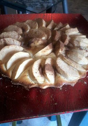 Una foto de Tarta de manzana con queso