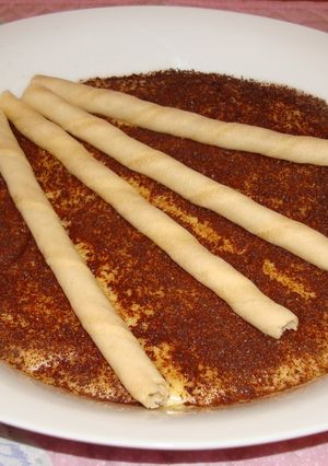 Una foto de Natillas con galletas