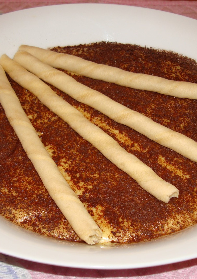 Una foto de Natillas con galletas