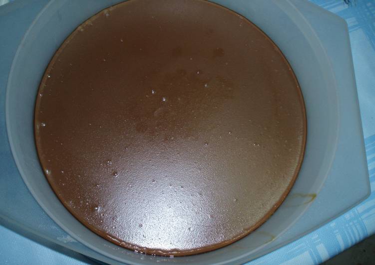 Flan de café con leche de soja (Thermomix 31)
