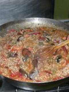 Una foto de Arroz marinero con bogavante