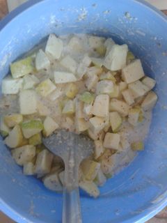 Una foto de Ensalada dulce de manzana con piña