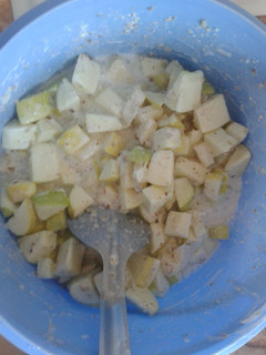 Una foto de Ensalada dulce de manzana con piña