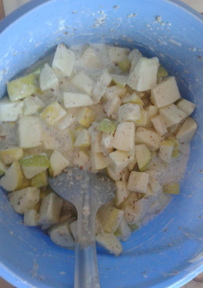 Una foto de Ensalada dulce de manzana con piña