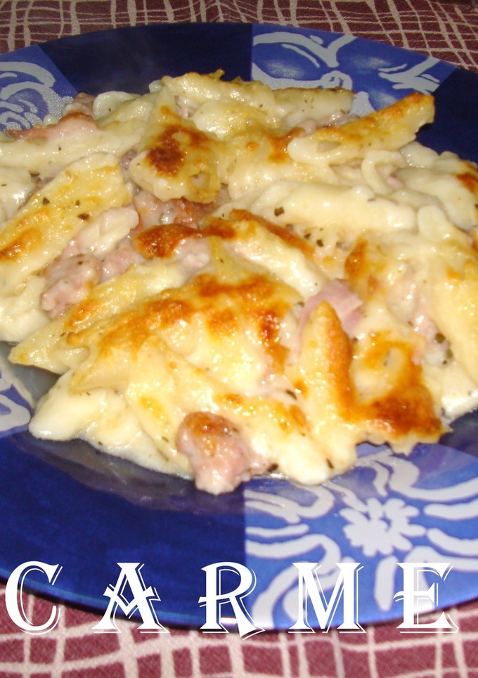 Una foto de Macarrones con bechamel (Carme)
