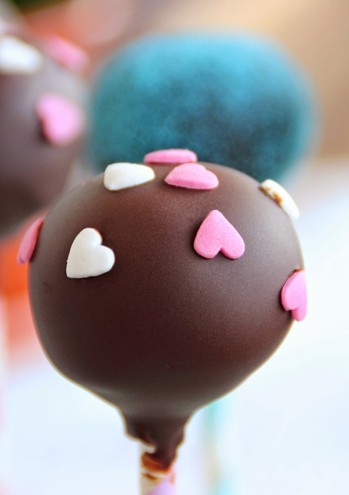 Una foto de Cake pops de dulce de leche y de nocilla 