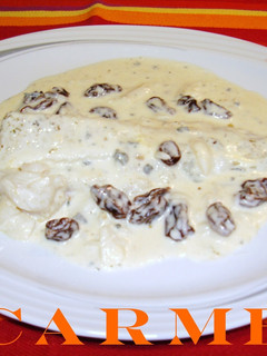 Una foto de Bacalao al roquefort (Carme)