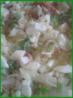 Una foto de Vinagreta con huevo cocido