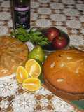 Tarta de naranja sin huevo