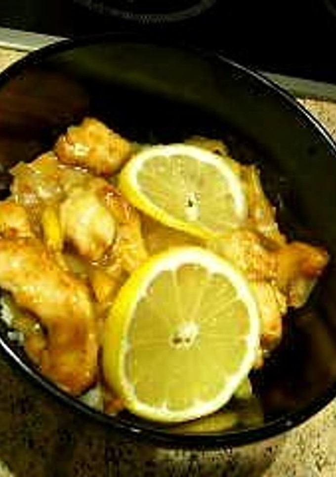 Una foto de Pollo al limón con Wok
