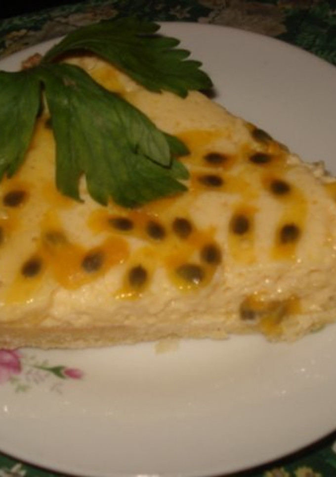 Una foto de Pie de maracuyá