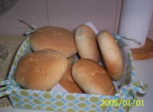 Una foto de Pan amasado casero