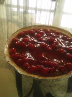 Una foto de Tarta de queso y nutella