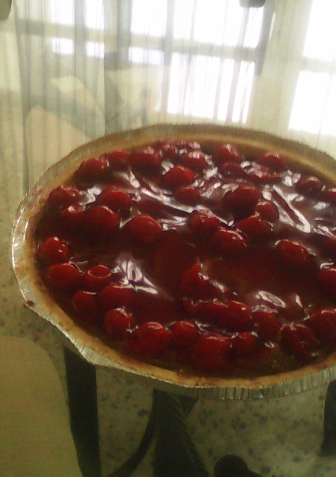 Una foto de Tarta de queso y nutella