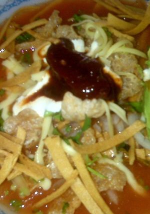 Una foto de Sopa de tortilla norteña