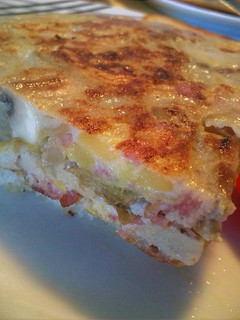 Una foto de Tortilla de Verduras y Bacon