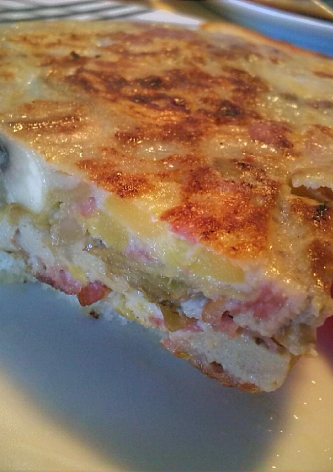 Una foto de Tortilla de Verduras y Bacon
