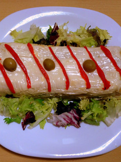 Una foto de Pastel de champiñones y atún