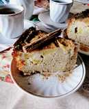 Tarta de manzana y canela vegana