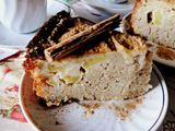 Tarta de manzana y canela vegana