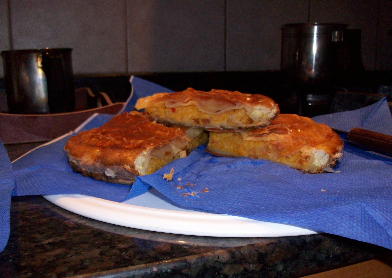 Tarta de calabaza salada
