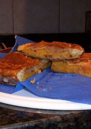 Una foto de Tarta de calabaza salada