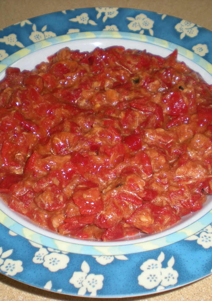 Una foto de Ensaladilla de pimientos