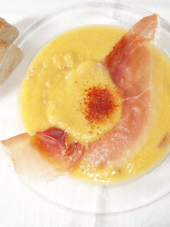 Una foto de Crema de garbanzos
