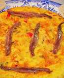 Tortilla de atún y pimiento morrón