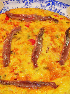 Una foto de Tortilla de atún y pimiento morrón