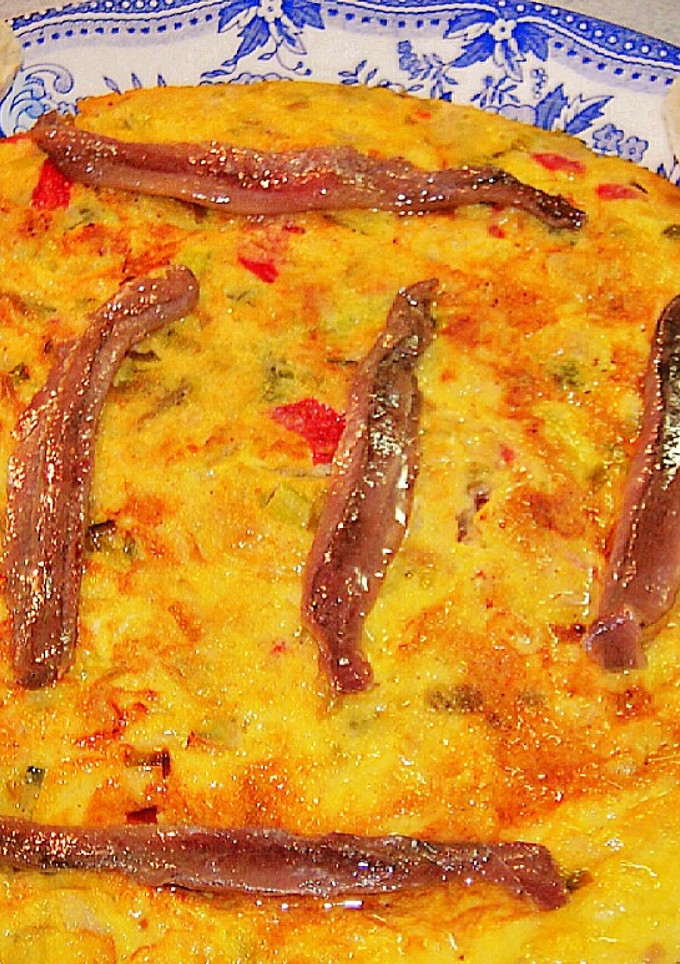 Una foto de Tortilla de atún y pimiento morrón