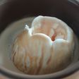 Helado de vainilla affogato