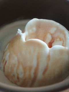 Una foto de Helado de vainilla affogato