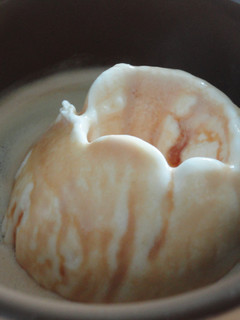 Una foto de Helado de vainilla affogato