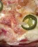 Pizzitas jalapeñas en tortillas de harina