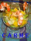Mango and Shrimp Cocktail