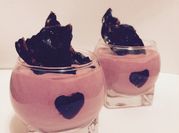 Una foto de postre de remolacha