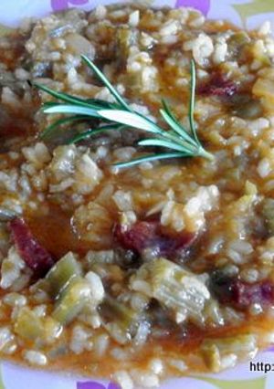 Una foto de Arroz con cardillos