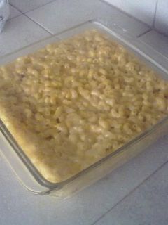 Una foto de Macarrones con queso al horno