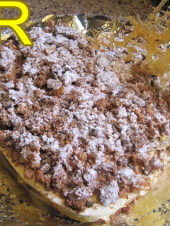 Una foto de Tarta crujiente de manzana