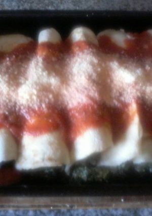 Una foto de Canelones de verdura y ricota fácil