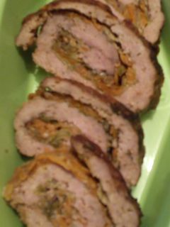 Una foto de Rollo de carne molida en olla express