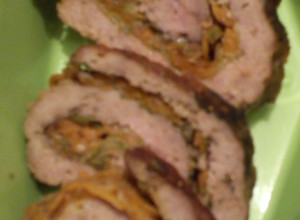 Una foto de Rollo de carne molida en olla express