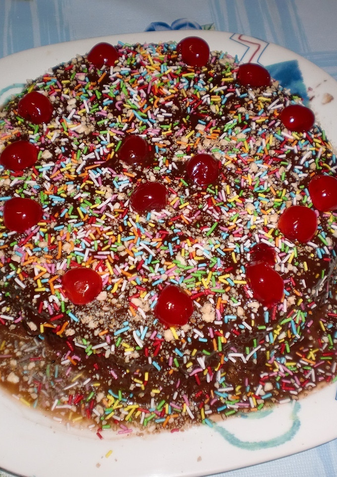 Una foto de Tarta de cumpleaños sin gluten