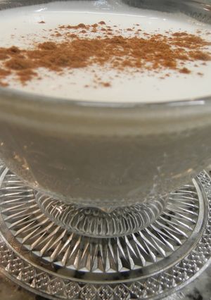Una foto de Mousse de arroz con leche