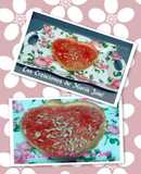 Tarta San Valentín con piñones